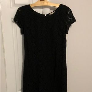 Banana republic black lace dress